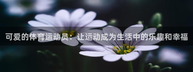 球宴体育网页：可爱的体育运动员：让运动成为生活中的乐趣和幸福